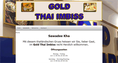 Desktop Screenshot of gold-thai-imbiss.de